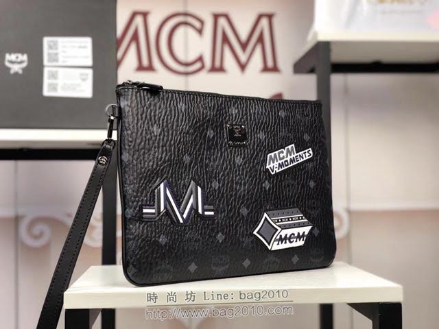 MCM手包 原單 2153貼標 MCMSTARK VICTORY時尚現代手包 3D貼花裝飾 MCM女手拿包  mdmc1258